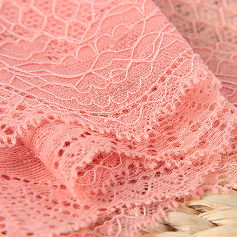 Lace Trim Lace Fabric Nylon Warp Knit for Apparel Wholesale Supplier 12